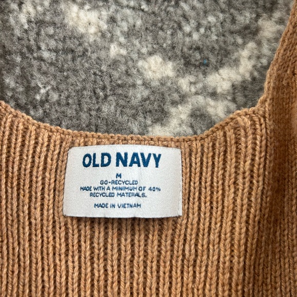 Old Navy womens camel knit tank size medium - Picture 2 of 6